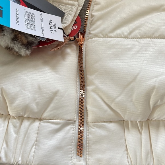 Gerry Reversible Faux Fur Jacket Girls 4T NWT - Picture 4 of 5